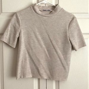 Zara Short Sleeve Knit Shirt